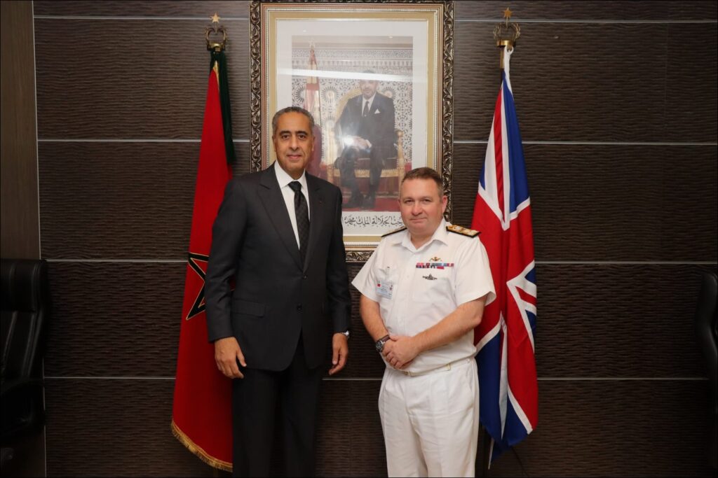 Hammouchi accueille le Conseiller militaire britannique pour le Moyen-Orient et l'Afrique du Nord