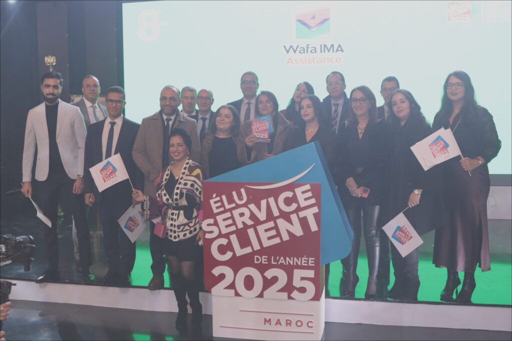 Wafa Ima Assistance, lauréat du prix du service client de l'année 2025 au Maroc!
