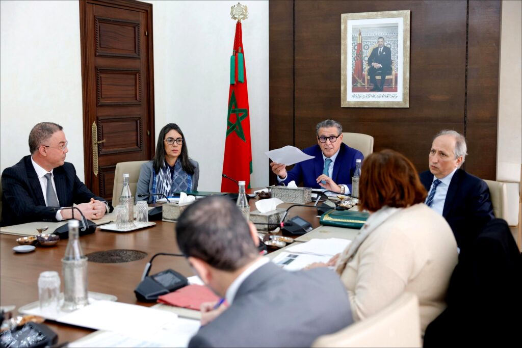 Akhannouch fait le point sur l'avancement des travaux.